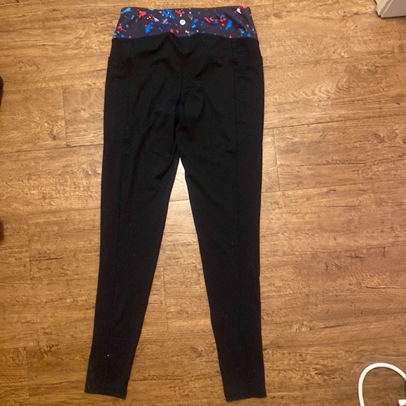 Jockey Paint Splatter Printed Leggings With Side Pockets - Picture 4 of 5